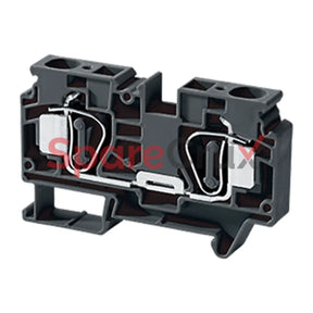 Csc16Tbk | Connectwell 16 Sq.mm Feed Through Spring Clamp Terminal Block In Black Colour