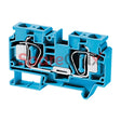 Csc16Tbu | Connectwell 16 Sq.mm Feed Through Spring Clamp Terminal Block In Blue Colour