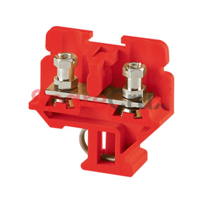 Cstsb4/N4R | Connectwell 10 Sq.mm Stud Type Terminal Block In Red Colour