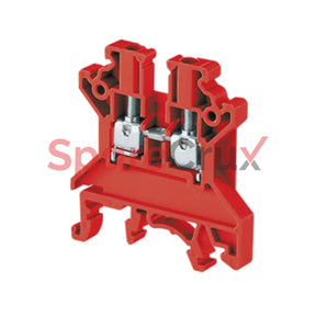 Cts2.5Uer | Connectwell 2.5 Mm² Feed Thru Screw Clamp Terminal Block Red