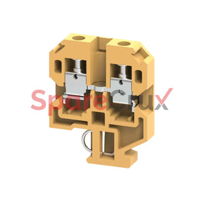 Cts6 | Connectwell 6 Sq. Mm Feed Through Terminal Block In Khaki/Beige