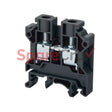 Cts6Ubk | Connectwell 6 Mm² Feed Thru Screw Clamp Terminal Block Black Colour