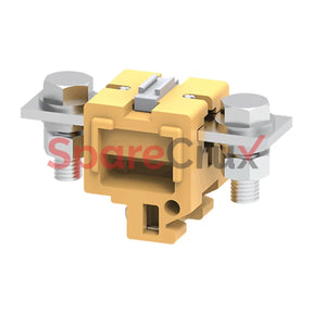 Cts95L | Connectwell 95 Sq.mm Bus Bar Type Terminal Block In Khaki/Beige Colour