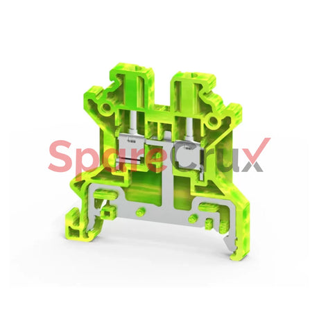 Ctsg4 | Connectwell 4 Sq.mm Ground/Earth Terminal Block In Green-Yellow