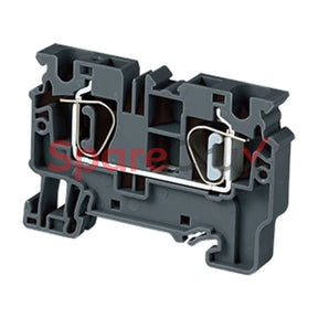 Cx10Bk | Connectwwell 10 Sq.mm Feed Through Spring Clamp Terminal Block In Black Colour