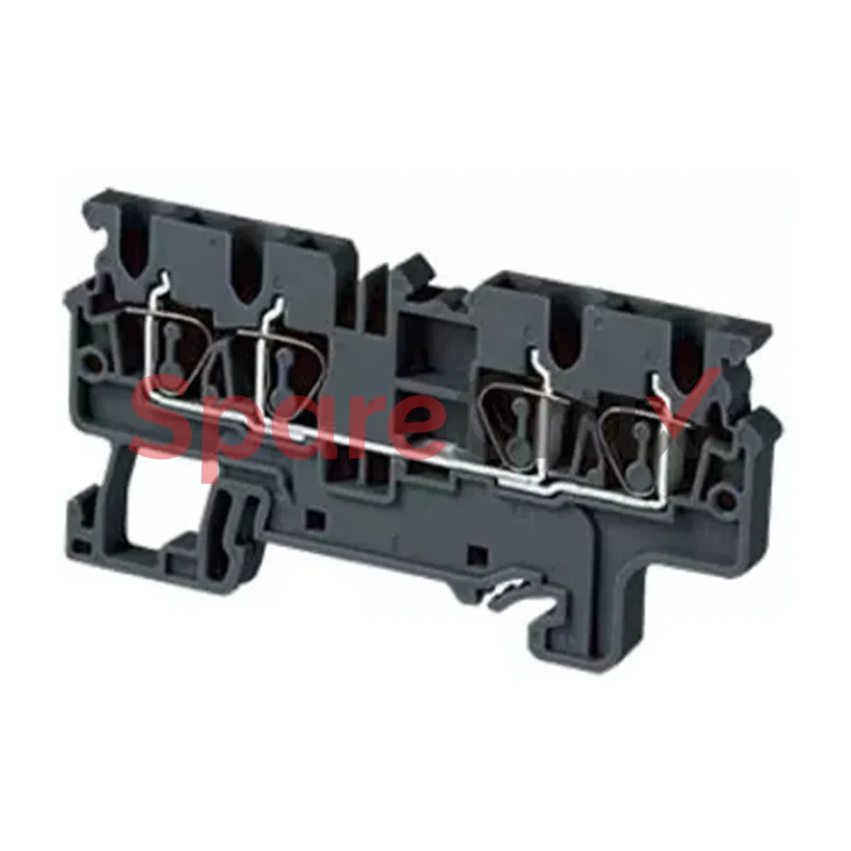 CX2.5/4BK | CONNECTWELL | 2.5 sq.mm Feed Through Spring Clamp Terminal ...