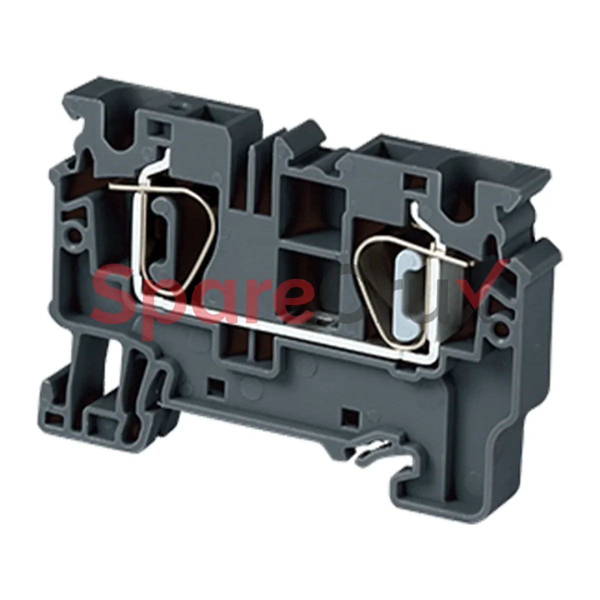 Cx6Bk | Connectwell 6 Sq.mm Feed Through Spring Clamp Compact Terminal Block In Black