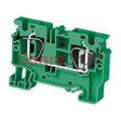 Cx6Gn | Connectwell 6 Sq.mm Feed Through Spring Clamp Compact Terminal Block In Green