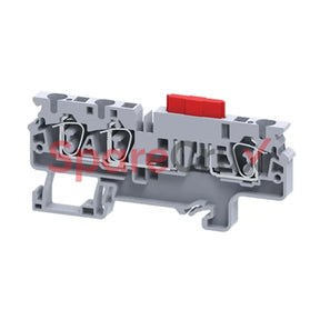 Cxaf4/3 | Connectwell 4 Sq.mm 3 Wire Automotive Fuse Spring Clamp Terminal Block In Grey