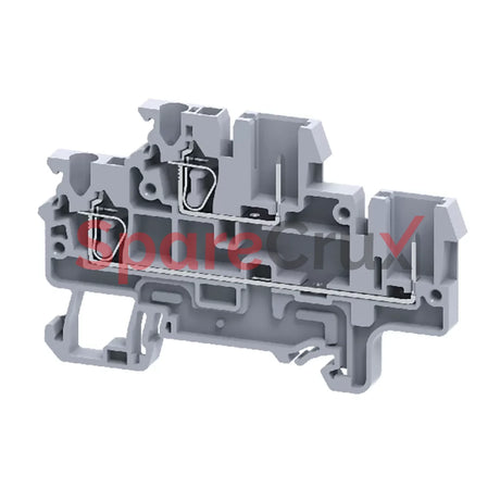 Cxdl2.5/2B | Connectwell 2.5 Sq.mm Pluggable Double Level Spring Clamp Terminal Block