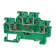 Cxdl2.5Gn | Connectwell 2.5 Sq.mm 2 Level Compact Spring Clamp Terminal Block In Green