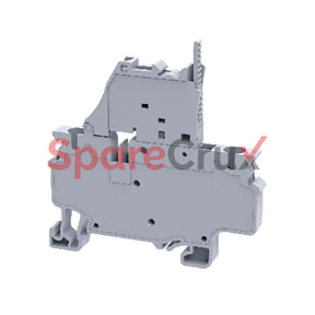 Cxf4 | Connectwell 4 Sq.mm Feed Through Spring Clamp Terminal Block In Grey