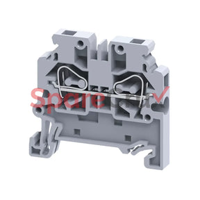 Cxs6 | Connectwell 6 Sq.mm Feed Through Spring Clamp Side Entry Terminal Block In Grey
