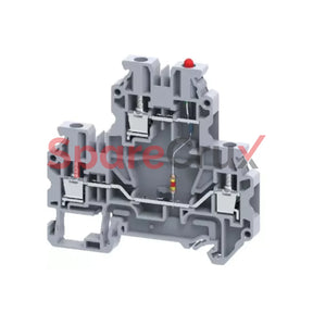 Cydl4(E)Ld524V| Connectwell | 4 Sq.mm Terminal Block With Electronic Components For 24V In Grey