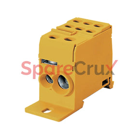 Db35Y | Connectwell 35 Sq.mm Compact Distribution Terminal Block In Yellow