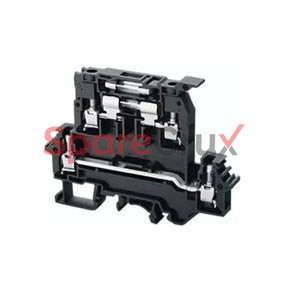 Ddfl4Ubk | Connectwell 4 Sq.mm Double Level Fuse Terminal Block In Black