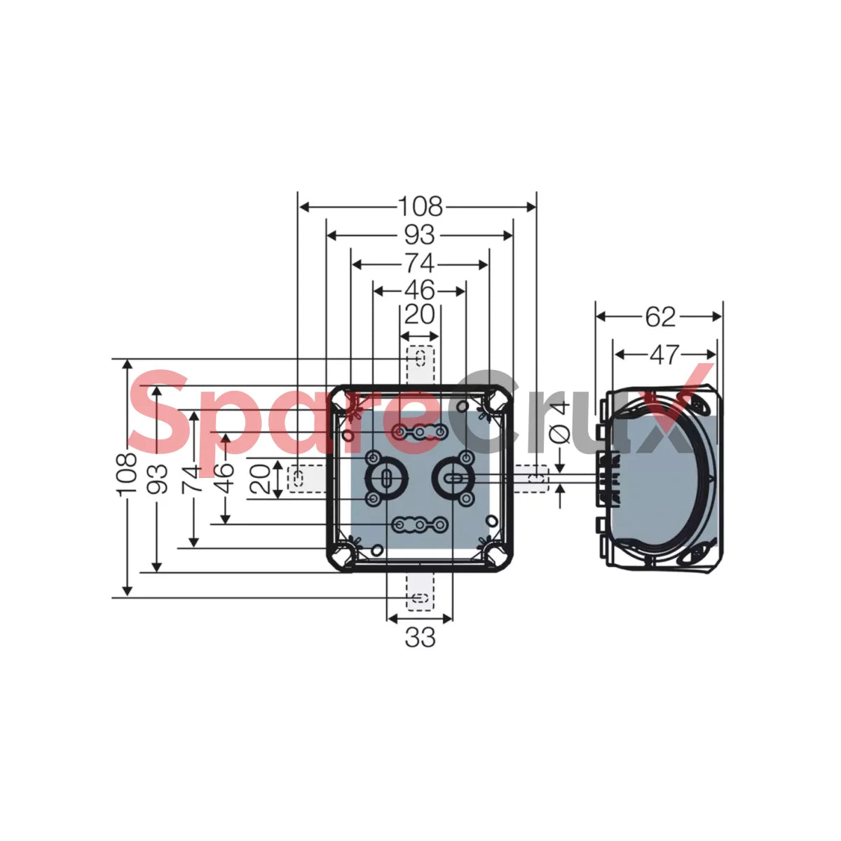 Dk 0202 G | Hensel Cable Junction Box