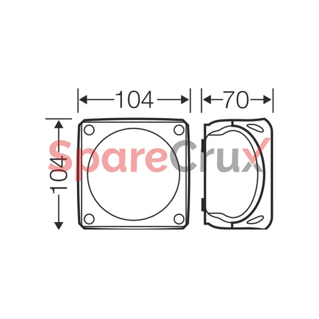 Dk 0404 G | Hensel Cable Junction Box