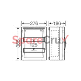 Fp 1218 | Hensel Circuit Breaker Box With Closing Plate