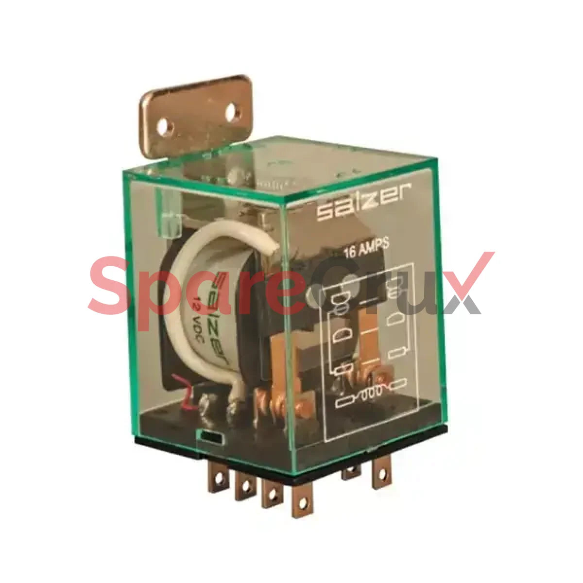 Hsr3P240A | Salzer Glass Relay 11 Pin 240V Dc Type Hsr With Led