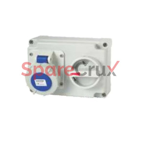 Ip01656-7280 | Salzer Wall Mounted Socket Switched With Interlock 3 + N + E 16A Ip67