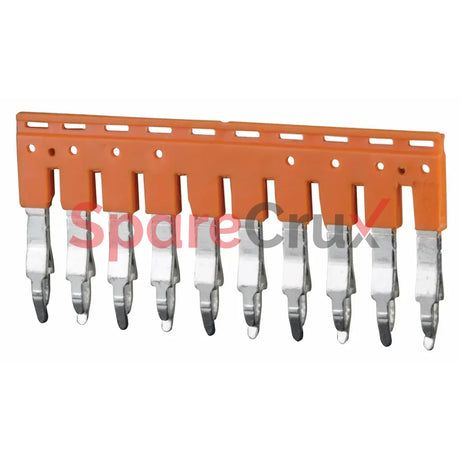 Jx6/10 | Connectwell 10 Pole Short Link For 8 Mm Wide Spring Clamp Terminal Block