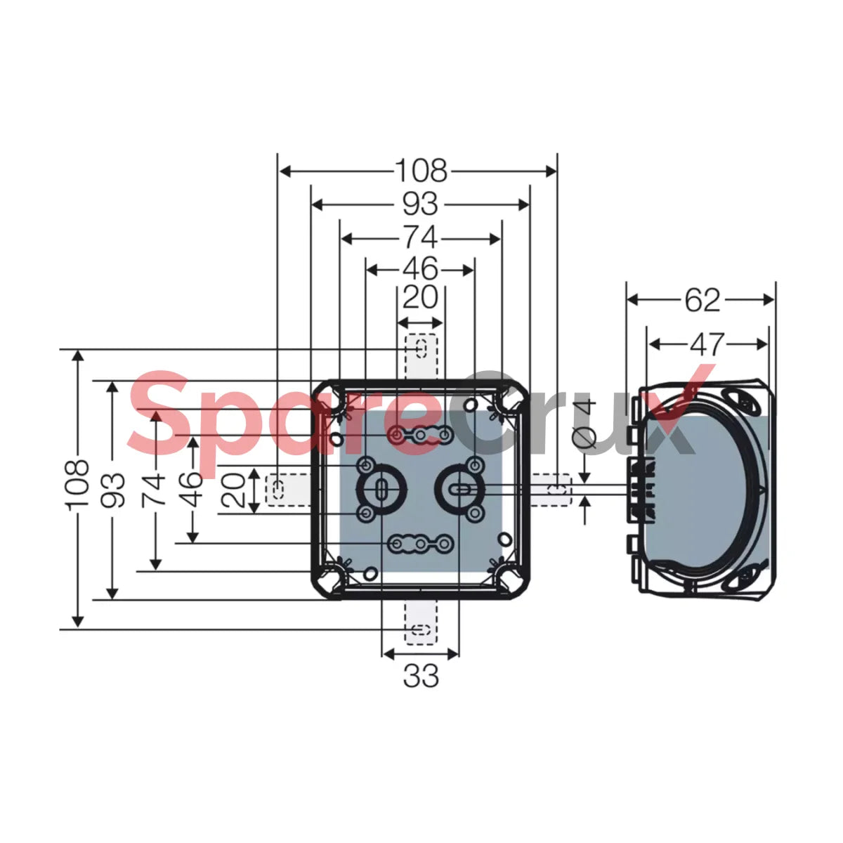 Kf 0202 G | Hensel Cable Junction Box