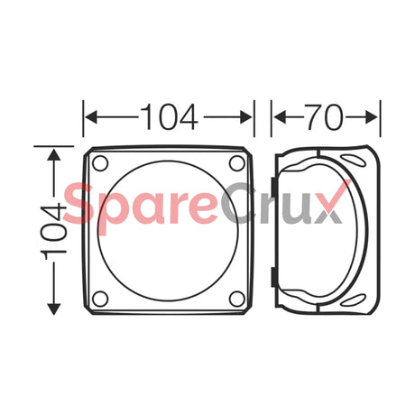 Kf 0402 G | Hensel Cable Junction Box