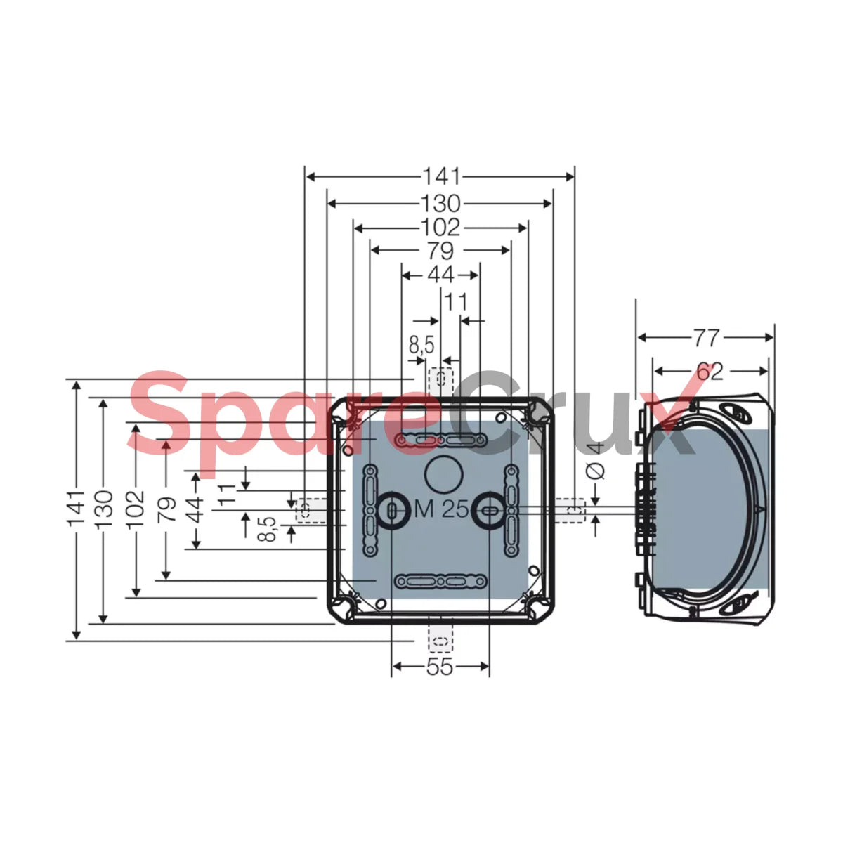 Kf 0606 G | Hensel Cable Junction Box