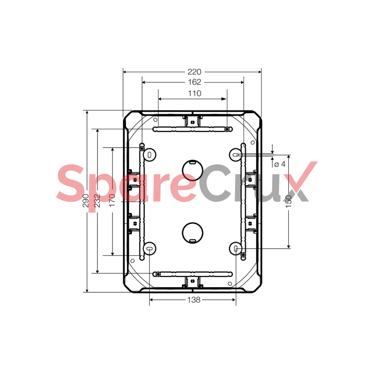 Kf 3500 B | Hensel Cable Junction Box Ip 66/67/69