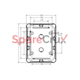 Kf 3500 B | Hensel Cable Junction Box Ip 66/67/69