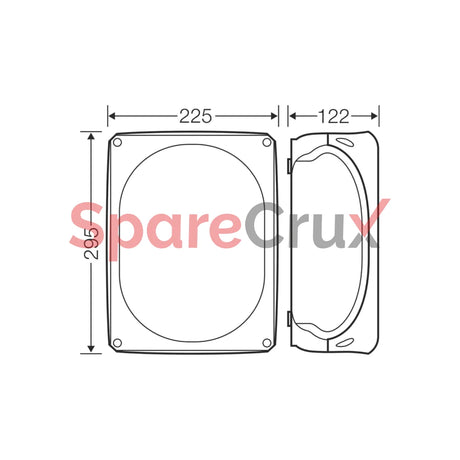 Kf 3500 G | Hensel Cable Junction Box Ip 66/67/69