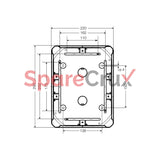 Kf 3535 G | Hensel Cable Junction Box Ip 66/67/69