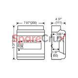 Kv Pc 8109 | Hensel Distribution Box Ip 65