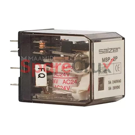 Msp2P240A | Salzer Glass Relay 8 Pin 240V Ac Type Msp With Led