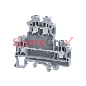 Odl4Ua | Connectwell 4 Sq.mm Offset Double Level Terminal Block In Grey