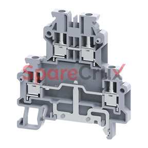 Odlg2.5A | Connectwell 2.5 Sq.mm Stackable Offset Feed Through + Grounding / Earthing Terminal Block