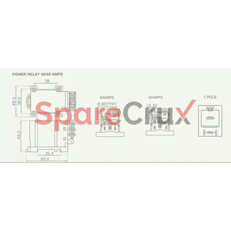 Prc1001P240A | Salzer Power Relay 4 Pin 240V Ac Type Prc