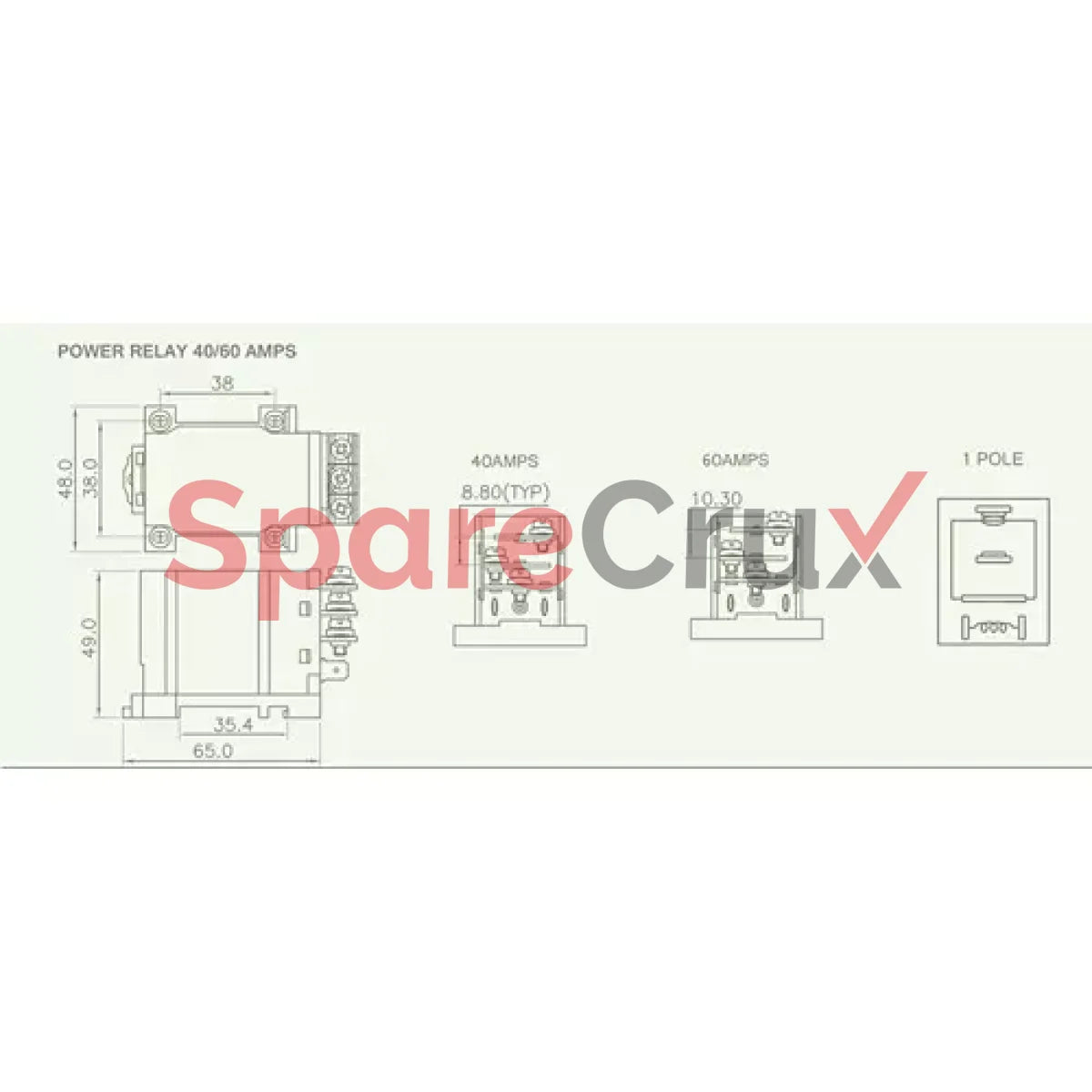 Prc401P240A | Salzer Power Relay 4 Pin 240V Dc Type Prc