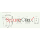 Prc801P24 | Salzer Power Relay 4 Pin 24V Dc Type Prc