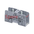 Ptb120/150 | Connectwell 150 Sq.mm Bolt Type Power Terminal Block In Grey