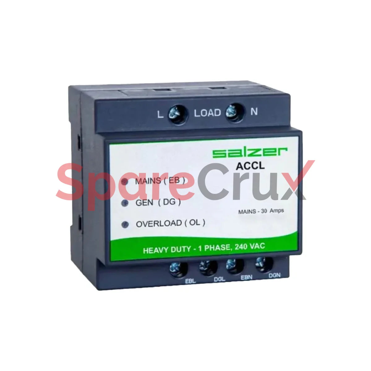 Raccl150S | Salzer Single Phase - Automatic Changeover With Current Limiter
