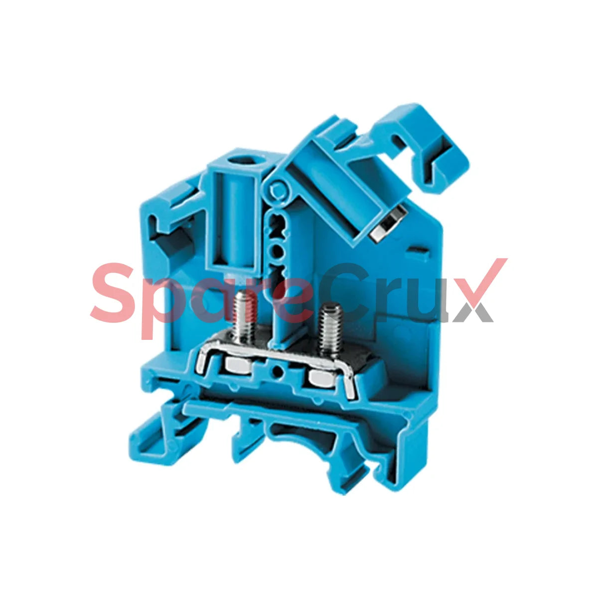 Sth4Bu | Connectwell 6 Sq.mm Hinge Type Terminal Block In Blue Colour
