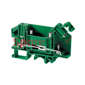 Sth4Dtgn | Connectwell 6 Sq.mm Hinge Type Disconnect And Test Terminal Block In Green Colour