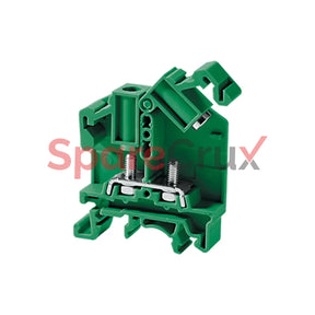 Sth4Gn | Connectwell 6 Sq.mm Hinge Type Terminal Block In Green Colour
