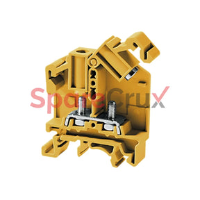 Sth4Y | Connectwell 6 Sq.mm Hinge Type Terminal Block In Yellow Colour
