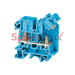 Sth6Bu | Connectwell 35 Sq.mm M6 Captive Nut Type Terminal Block In Blue Colour