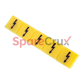 Swl16 | Connectwell Warning Label Suitable For 12Mm Wide Terminal Block