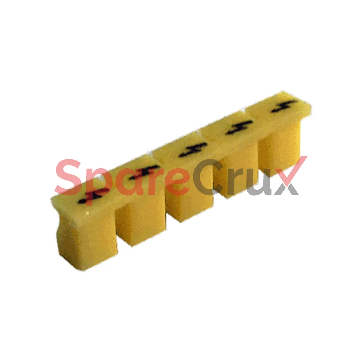 Wlx4 | Connectwell Warning Label Suitable For 6Mm Wide Terminal Block