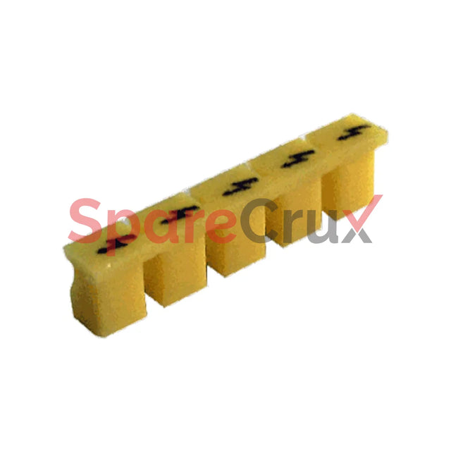 Wlx4 | Connectwell Warning Label Suitable For 6Mm Wide Terminal Block